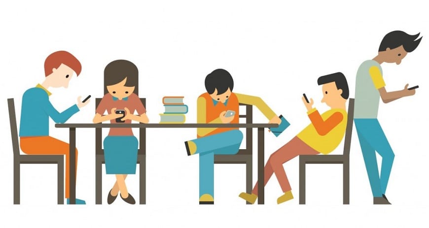 online marketing gebruik op mobiele telefoon